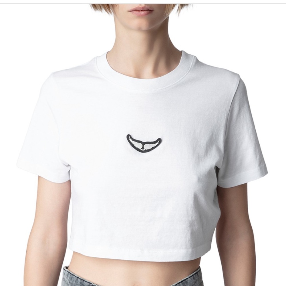 Zadig & Voltaire Carly Wings Crop Top